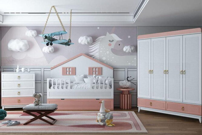 İkon Pembe Bebek Odası İnebella