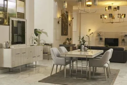 İbiza Gri Yemek Odası İnebella