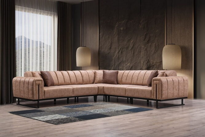 Toprak Köşe Koltuk Takımı İnebella