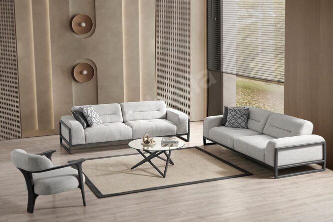 Elya Siyah Koltuk Takımı inebella