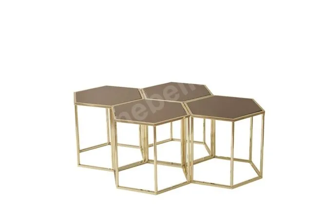 Petek Gold Orta Sehpa inebella