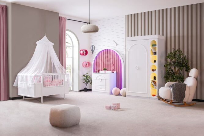 Star Beyaz Bebek Odası inebella