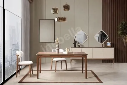 Zümrüt Yemek Odası Takımı inebella