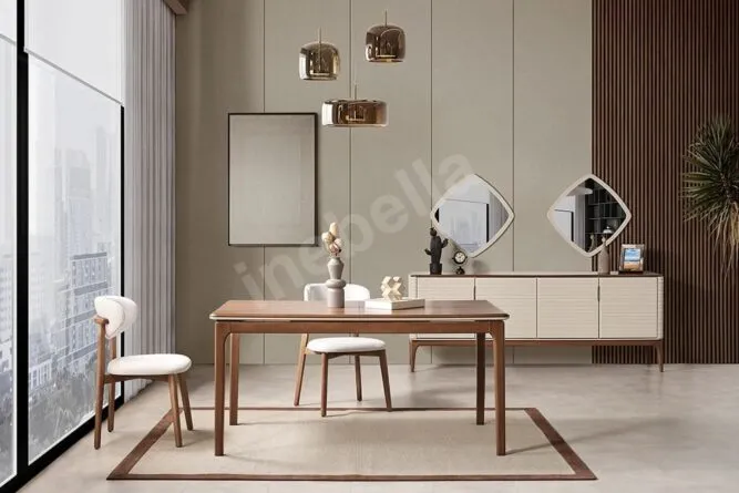 Zümrüt Yemek Odası Takımı inebella
