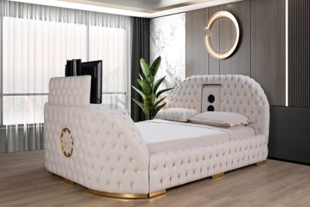 Royale Beyaz Akıllı Karyola inebella
