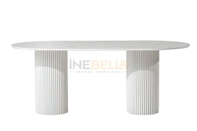 Marmo Mermer Yemek Masası inebella