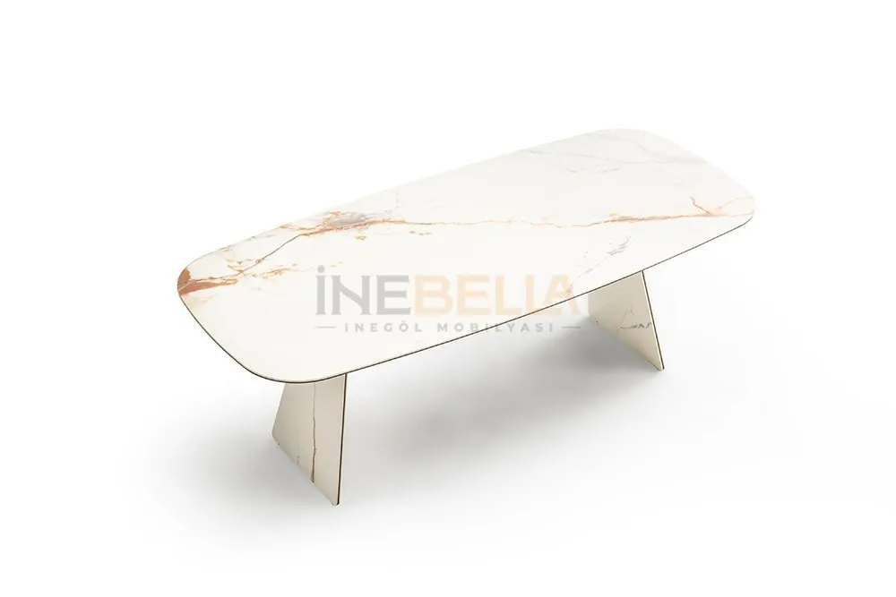 Divina Seramik Yemek Masası inebella