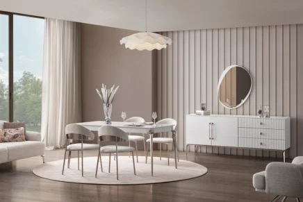 Bronz Yemek Odası Takımı inebella
